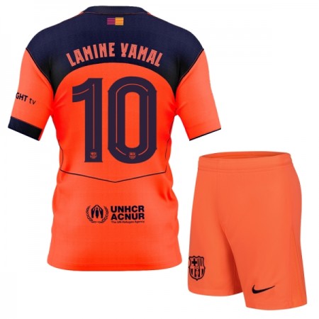 Virallinen pelipaita FC Barcelona Lamine Yamal 10 Kolmas 2025-26 Lyhythihainen - Lasten ( + Lyhyet housut )